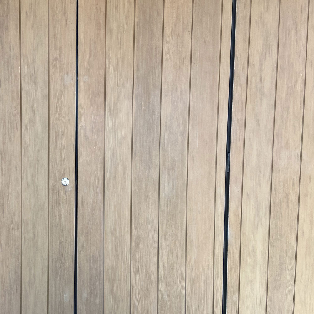 Graffiti removal from Concrete Panel After