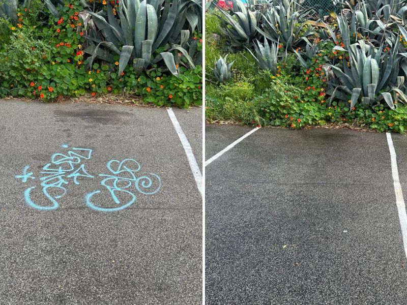 Perth Car Park Cleaning Before And After