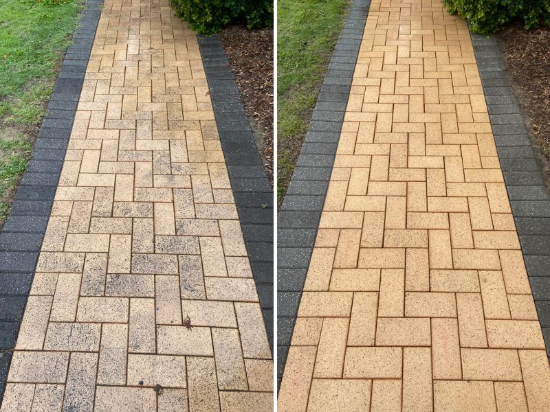 Perth Path Cleaning Before And After