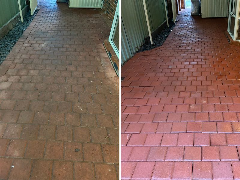 Perth Patio Cleaning Before And After