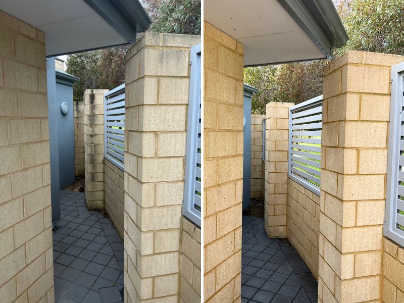 Perth House Washing Before And After