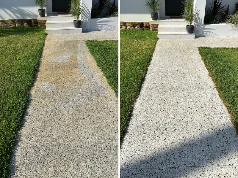 Perth Pressure Washing Before And After